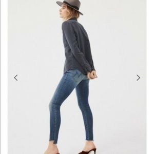 MOTHER Looker Ankle Step Fray *NWT*